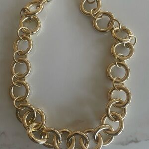 Chunky J. Crew Gold Link Necklace. Beautiful Statement Piece